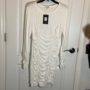 White dress from fashion nova never worn